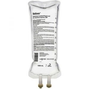 Vetivex Lactated Ringers Injection (1000mL)